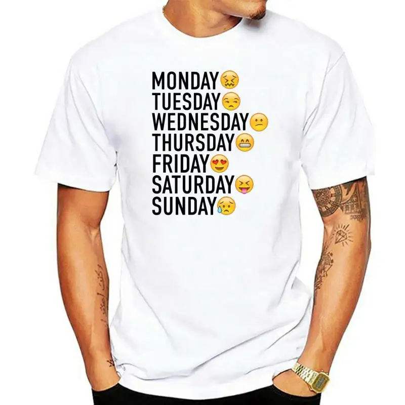 

Week Monday Tuesday Wednesday Thursday Friday Saturday Sunday T-Shirt