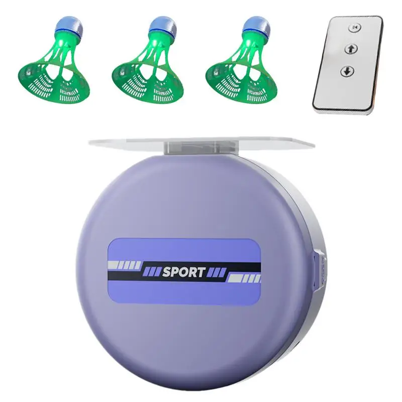 Учебный Волан для бадминтона портативный робот тренировок по бадминтону