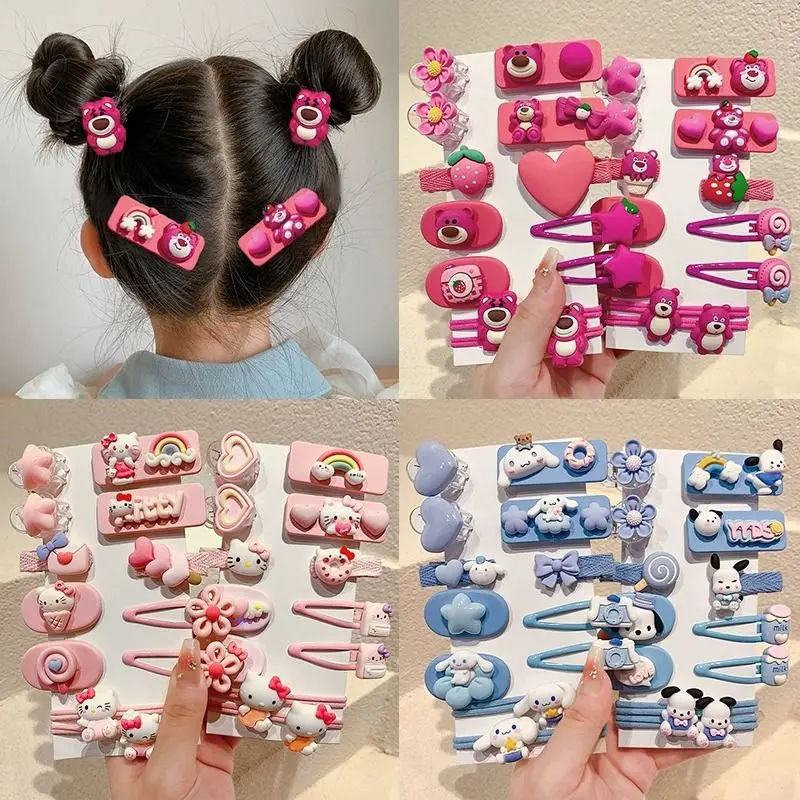 

Заколка для волос Sanrio в стиле аниме Kuromi, милая шпилька для волос с рисунком коричного цвета, осень, мультяшный аксессуар для волос, Подарочная игрушка