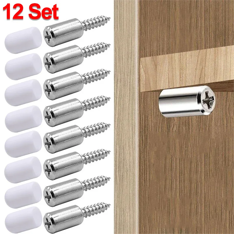 

Self-tapping Screw with Rubber Sleeve Laminate Support Shelf Bracket Screws Pegs Homemade Cabinet Glass Nonslip Partition Nail