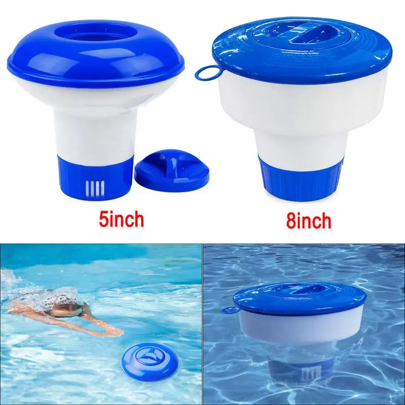 

Swimming Pool Chemicals Floater Chlorine Bromine Tablets Floating Dispenser Applicator Spa Hot Tub Swimming Pools Supplies