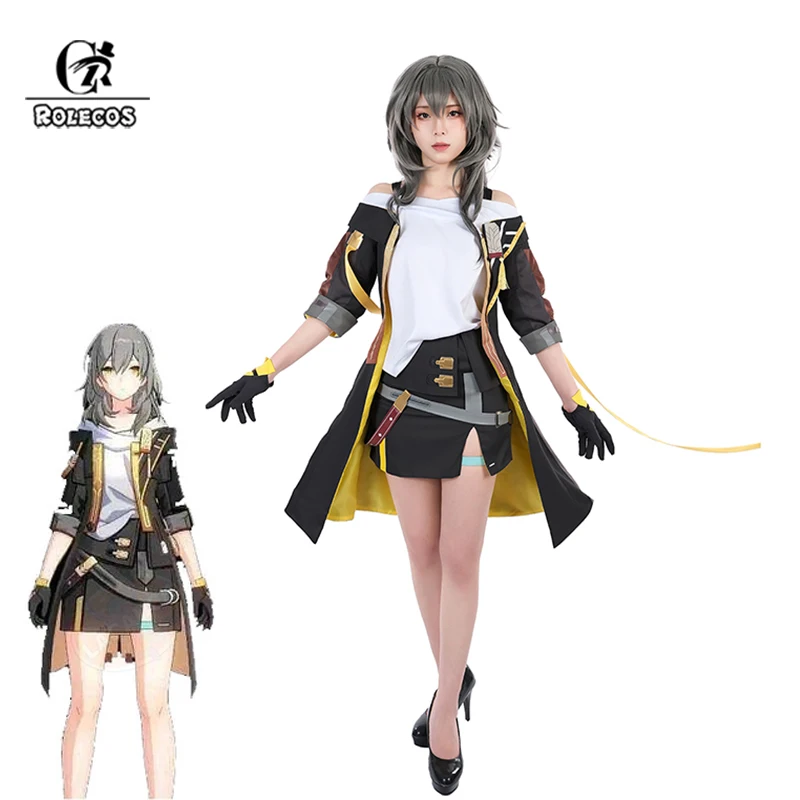 ROLECOS Game Honkai Star Rail Trailblazer Female Protagonist Cosplay Costume Stelle Women Dress Halloween Carnival Party Uniform