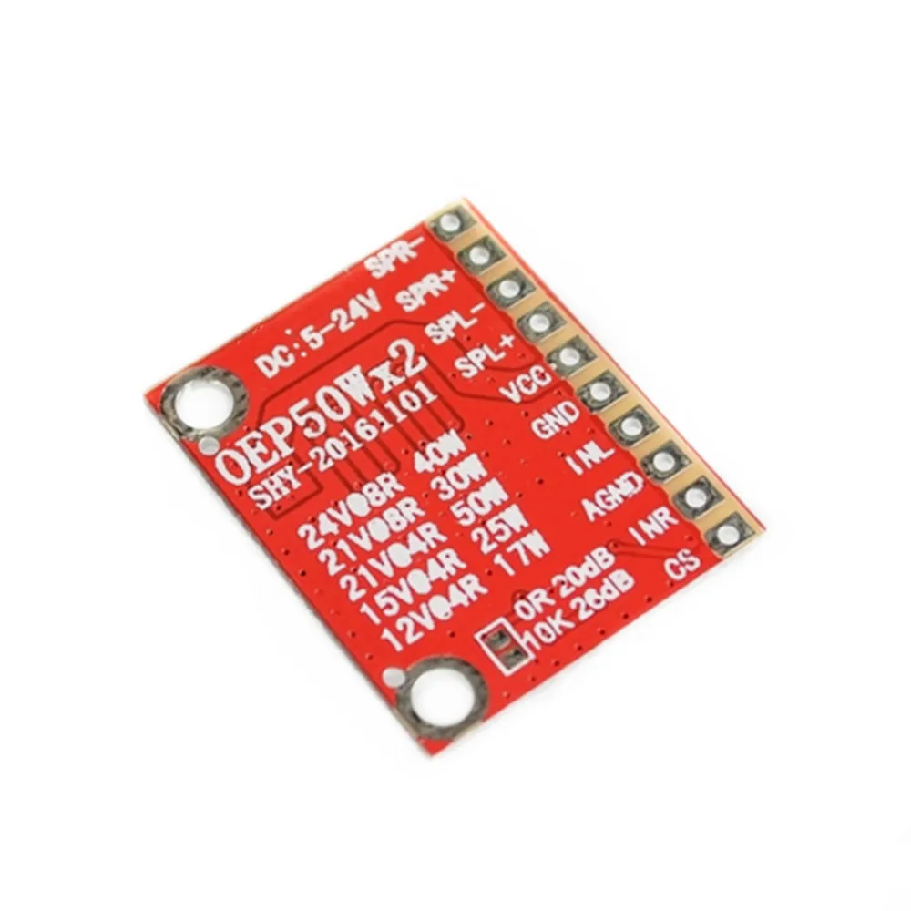 OEP50W * 2 Mini Digital Amplifier Module Super Board Diy Kit 50Wx2 TDA7498 TPA3116D2 OEP50Wx2 |