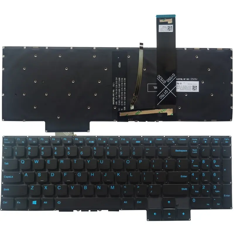 

Новая клавиатура с подсветкой для Lenovo IdeaPad Gaming 3-15IMH05 15ARH05 15ACH GY530 GY550 GY570 Y7000 2020