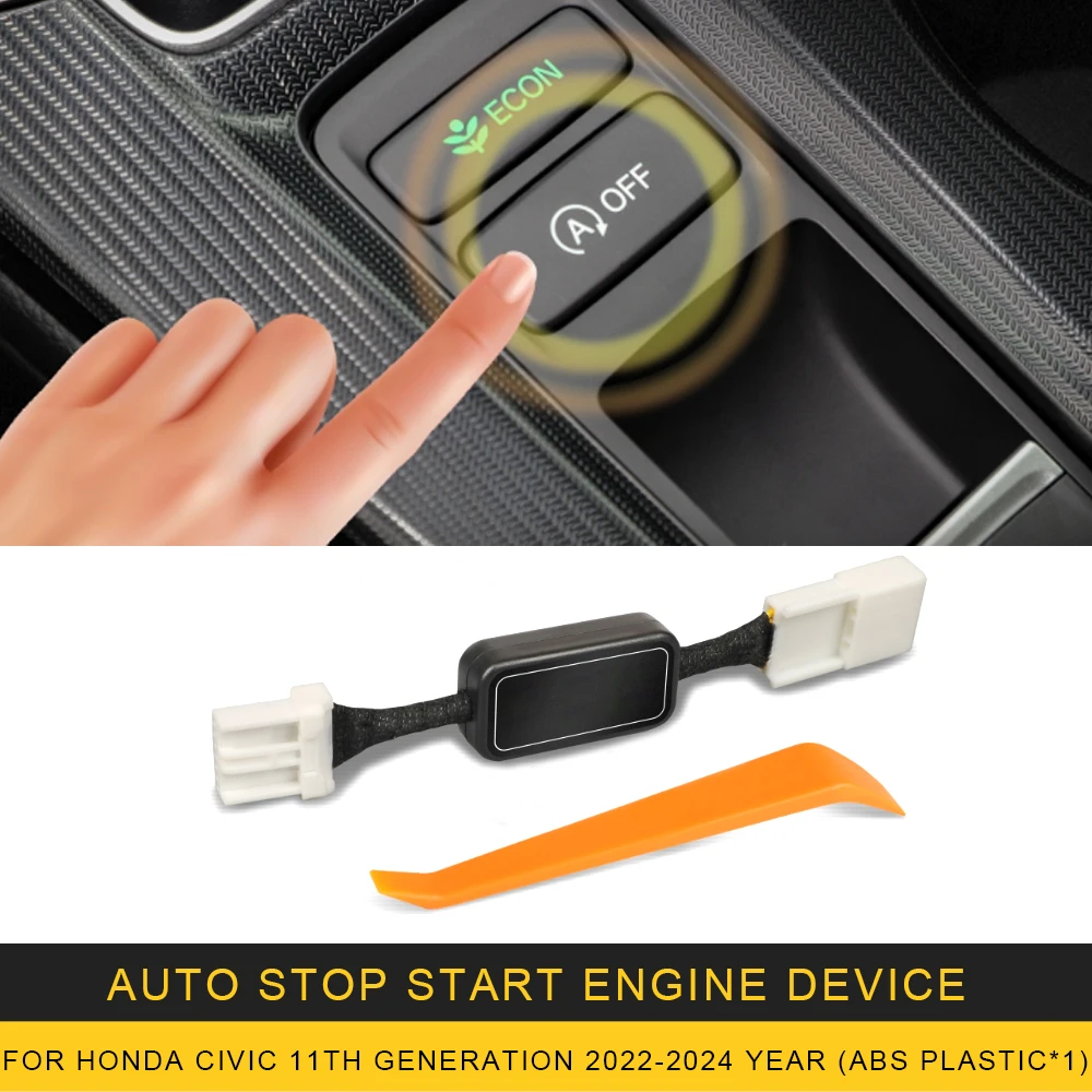 

Автомобильный автоматический пуск и остановка подавитель для Honda Civic MK9 Mk10 MK11 2017-2024 автоматический остановочный запуск двигателя Устранитель устройства штепсельный кабель