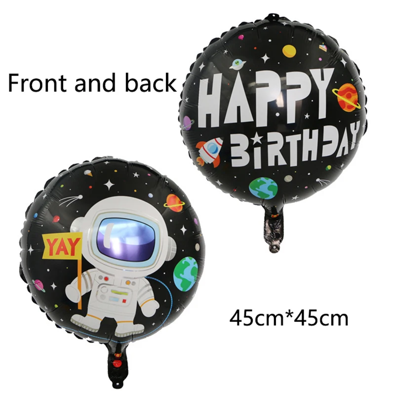 6 шт./компл. космический тематический астронавт ракета алюминиевая фольга