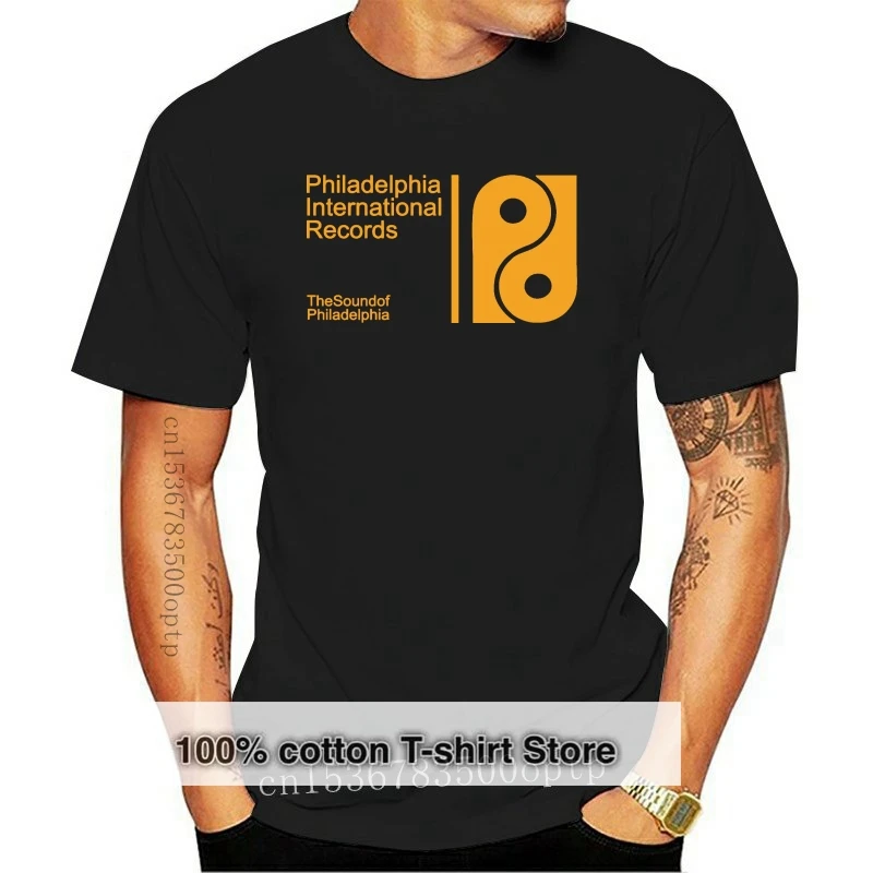 

philadelphia international records disco house dance music retro tee t shirtMen'S T-Shirts Summer Style Fashion Swag Men