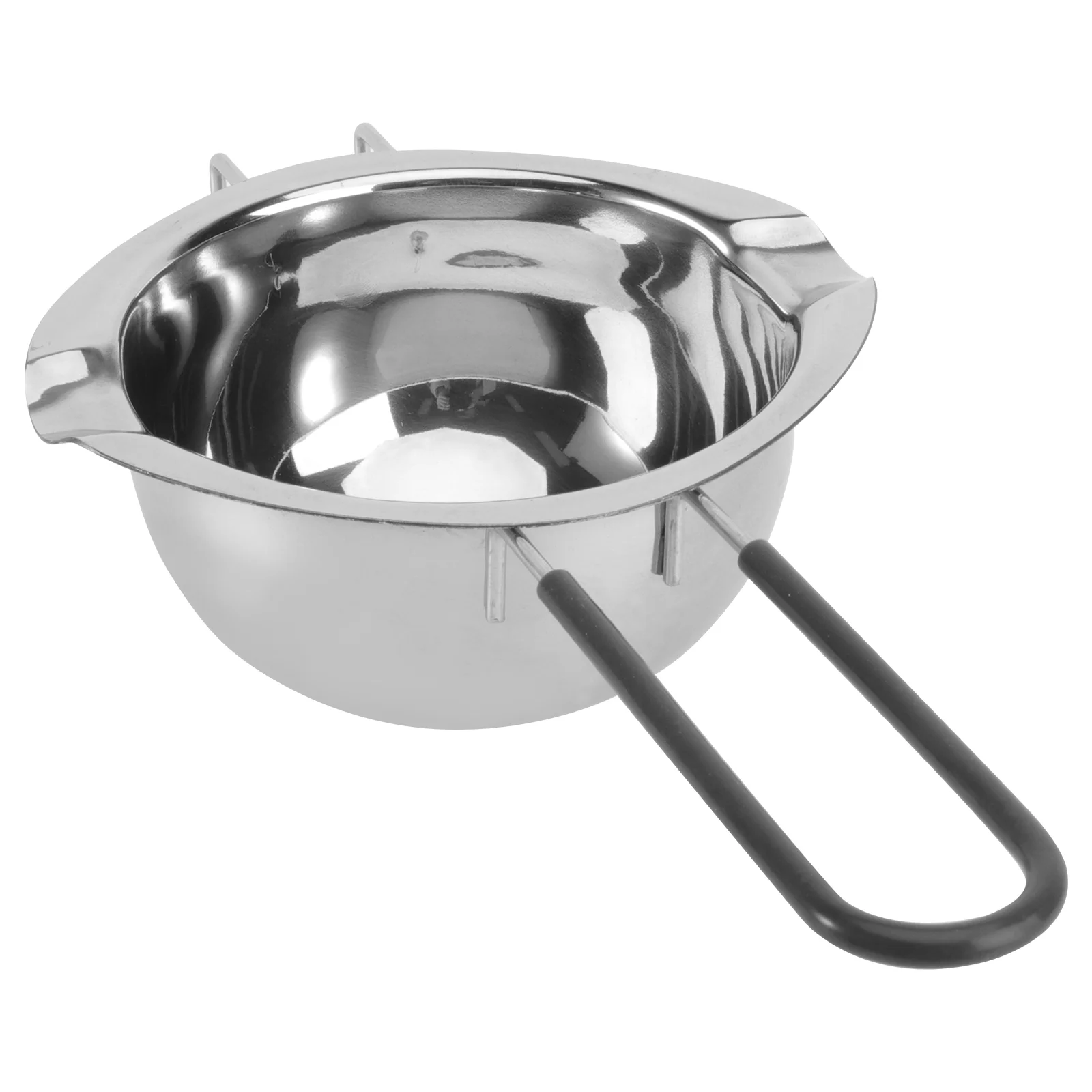 

1pc Melting Pot Stainless Steel Cover Handle Chocolate Melting Pot Tools