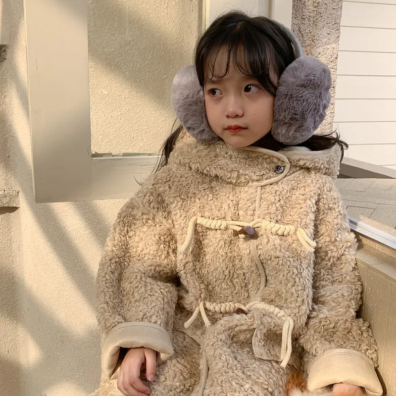 

Girl Warm Jackets Winter Zippered 2022 Winter Parkas for Little Girls Dot Jacket Winter Girls Coats Children Outfit