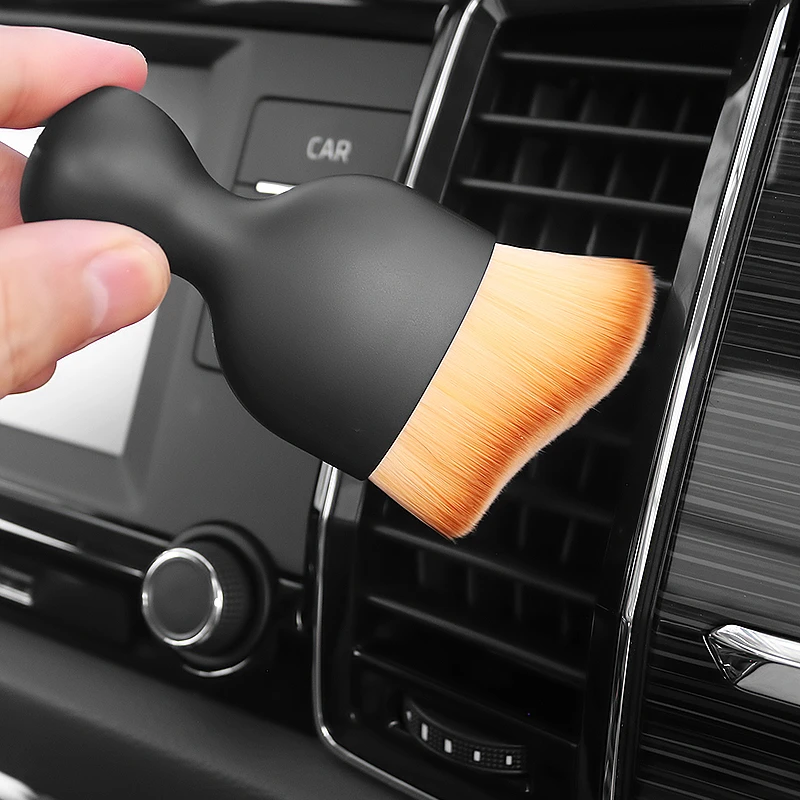 Car Interior Cleaning Brush, Air-conditioning Outlet Cleaning Tool Car Brush Car Wash Brush, Crevice Dust Removal Artifact Brush