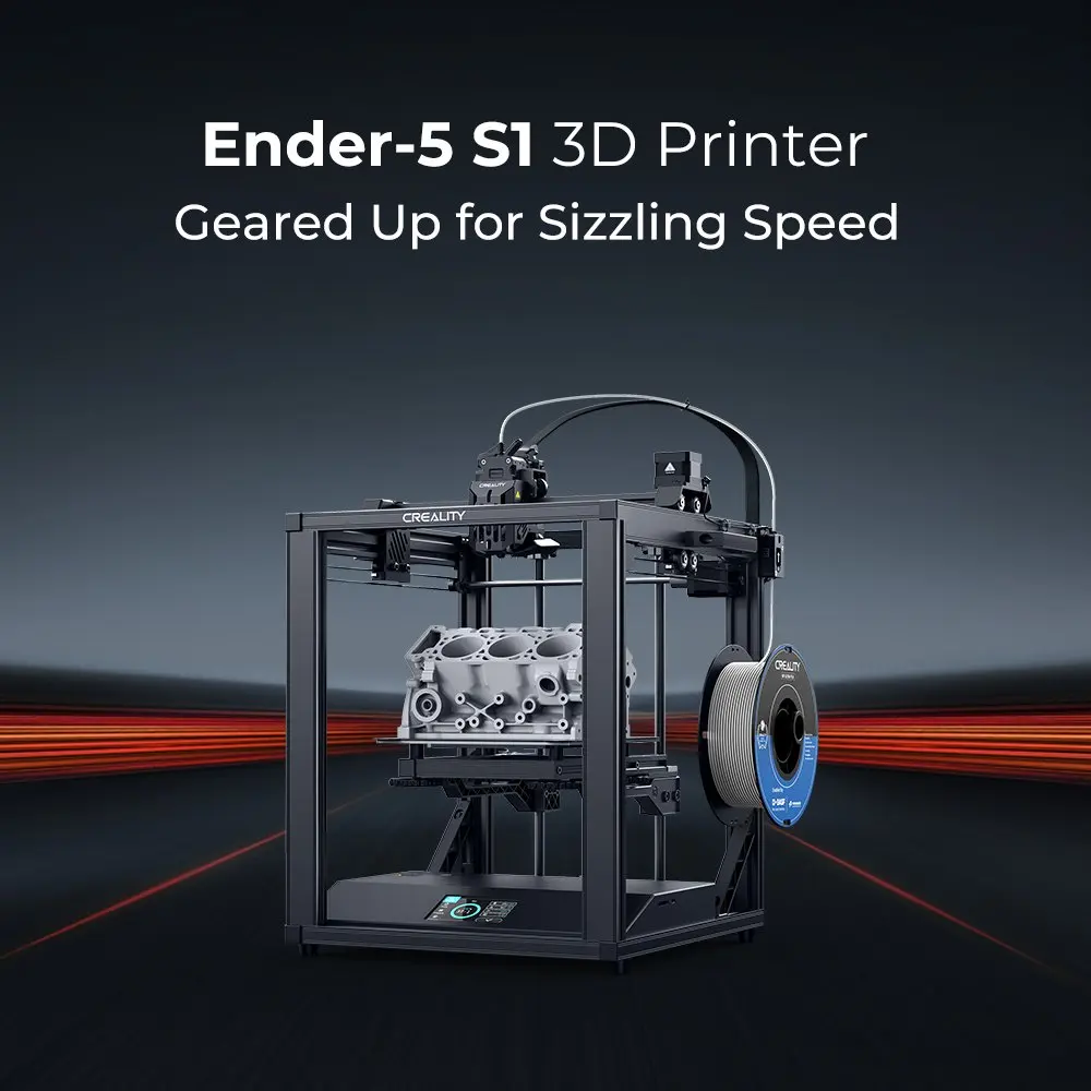 3D принтер Creality Ender-5 S1 экструдер Sprite высокая точность Z-ось скорость печати 250 мм/с CR