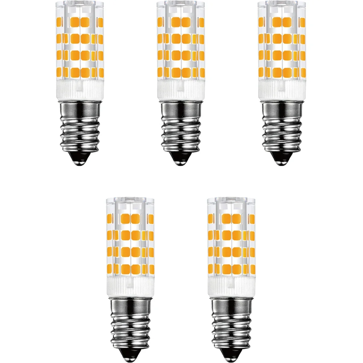 AC220V E14 LED corn lamp mini crystal super bright warm white light without stroboscopic suitable for hotel mall lighting