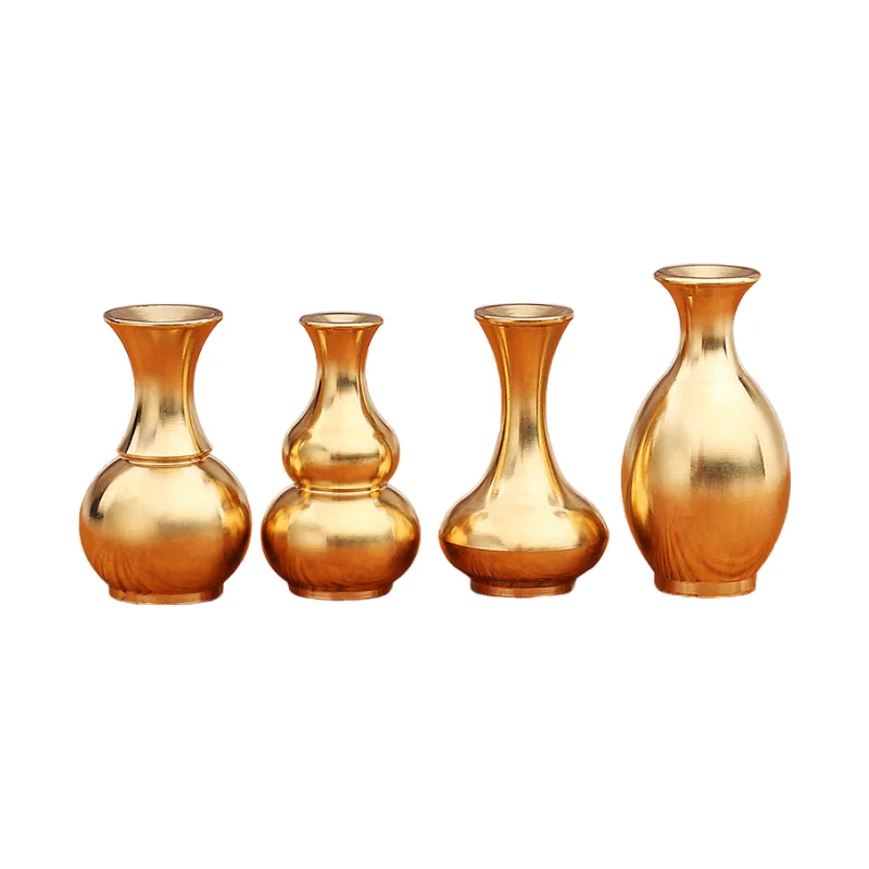 Латунный держатель для благовоний мини-тыква маленькая ваза