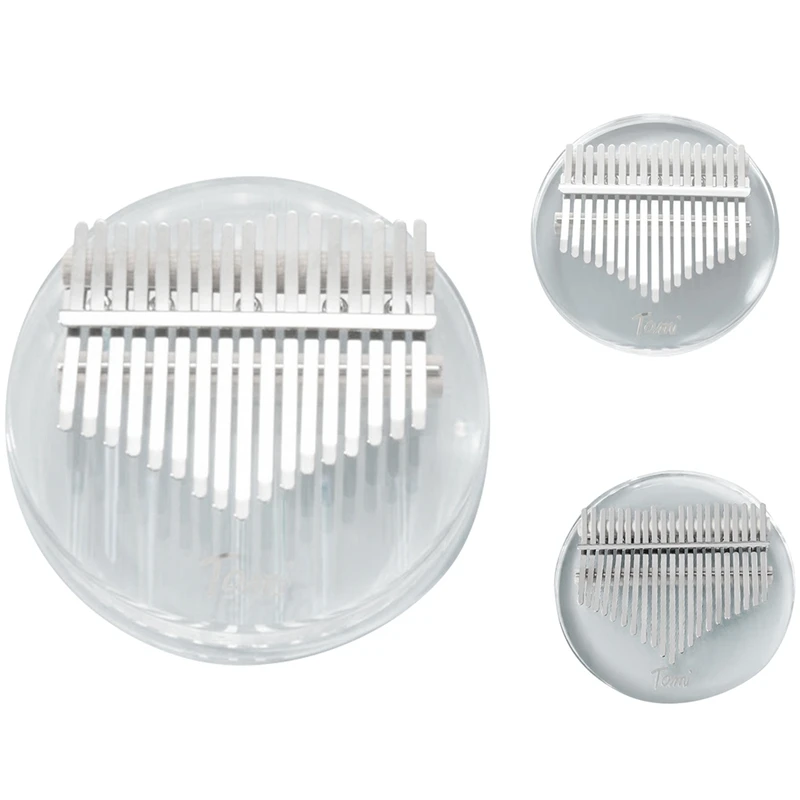 

Пианино Kalimba для большого пальца, твердое пальцевое пианино для тела, кристаллическое акриловое для детей