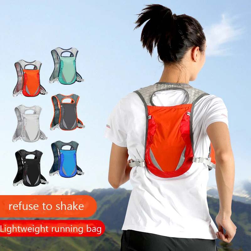 Outdoor Sports Marathon Trekking Running Vest Backpack Bag For Cylcing Climbing Mountain Jogging Bag
