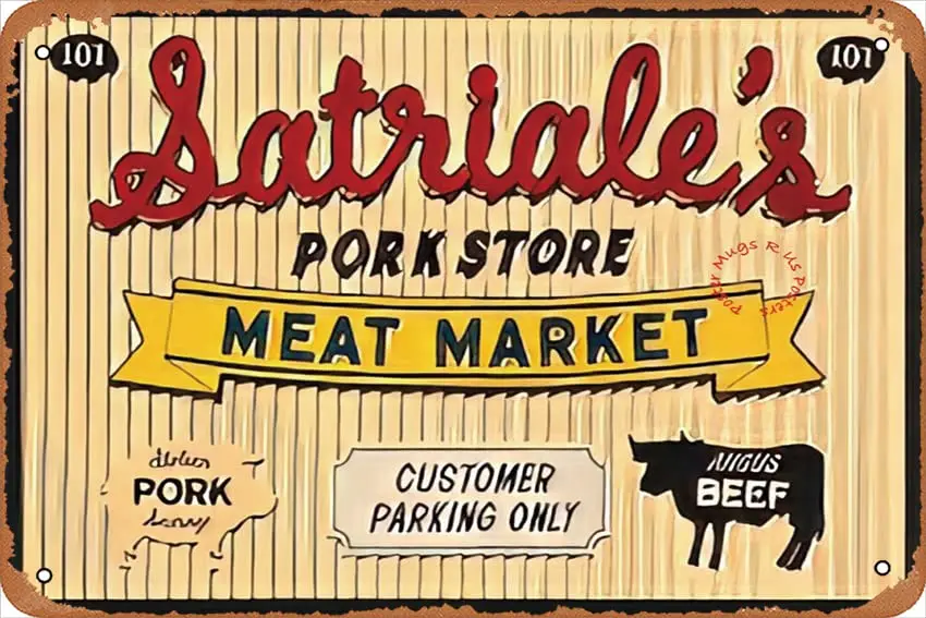 ASIOADWNA сахарные плакаты сопранос 12x8 дюймов винтажная металлическая вывеска