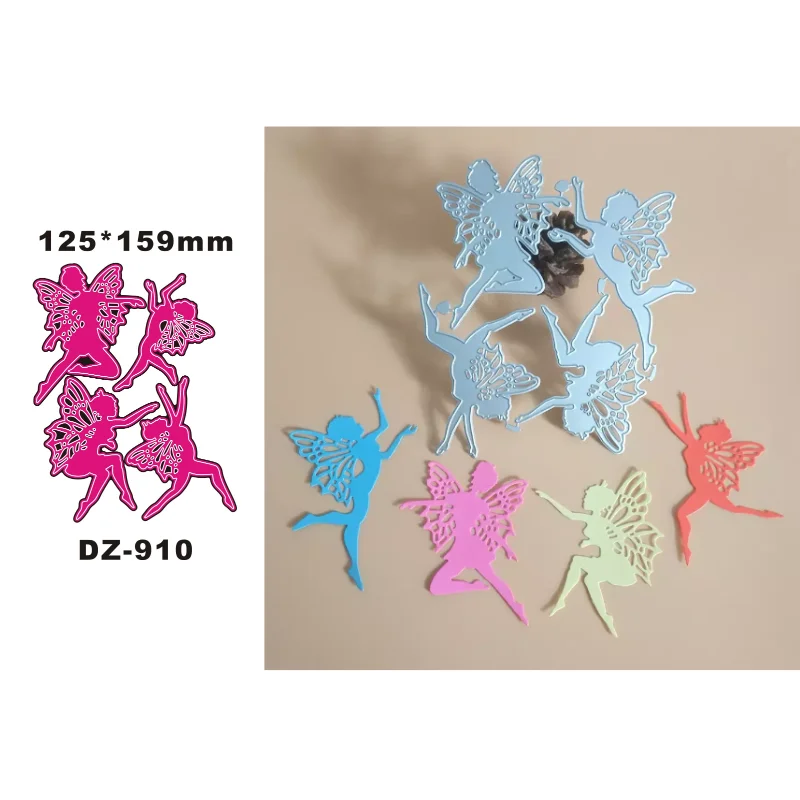 

Новые металлические Вырубные штампы для девушек для самостоятельного скрапбукинга альбома декоративное тиснение ручной работы подарочны...