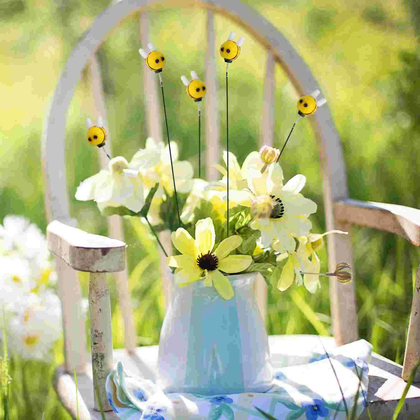 Украшение садового газона палочка для уличного животного Tiestos Para Exterior желтый