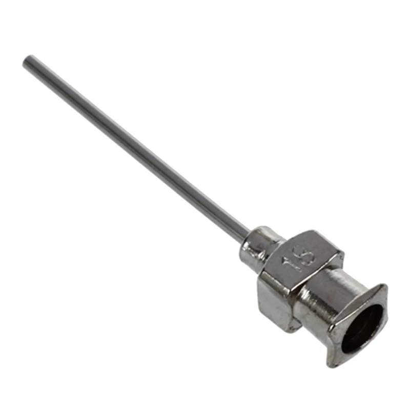 

JFBL Горячая нержавеющая сталь Luer Lock дозирующая игла наконечник, 18 калибр, 0,57 мм ID X 1,18 мм OD, 1 дюйм длина (комплект из 18)