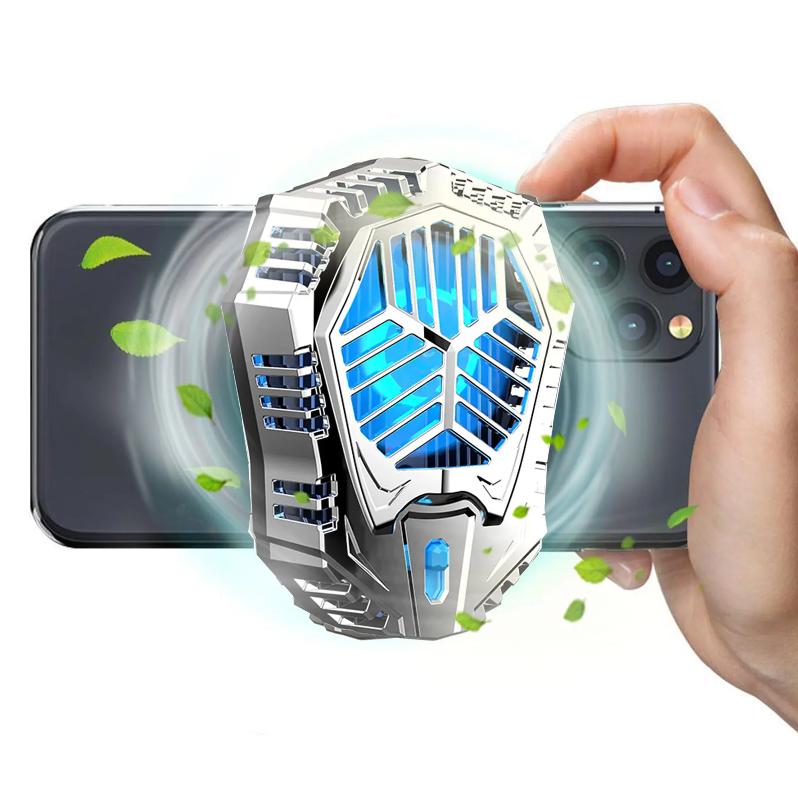 

Portable Mobile Phone Radiator Phone Cooling Fan Universal Mobile Phone Coolers Phone Cooling Fan Case Coolable Coolers