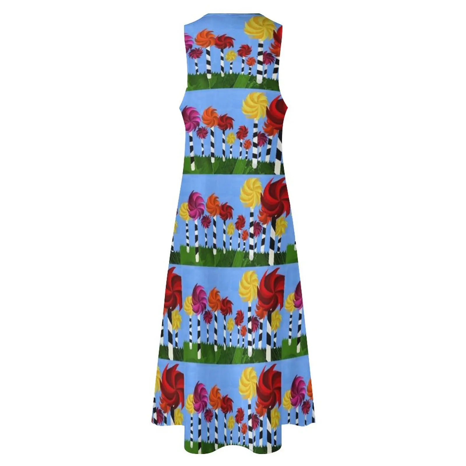 Длинное платье Dr Seuss' Truffula Forest женская летняя одежда летнее женское 2025