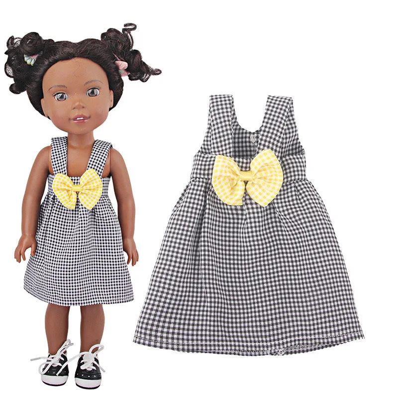 Doll Clothes Dress for 14.5Inch Wellie Wisher Doll 32-34cm Paola Reina&12inch 30cm Baby Alive Dolls Fashion Skirt Baby Girl images - 6