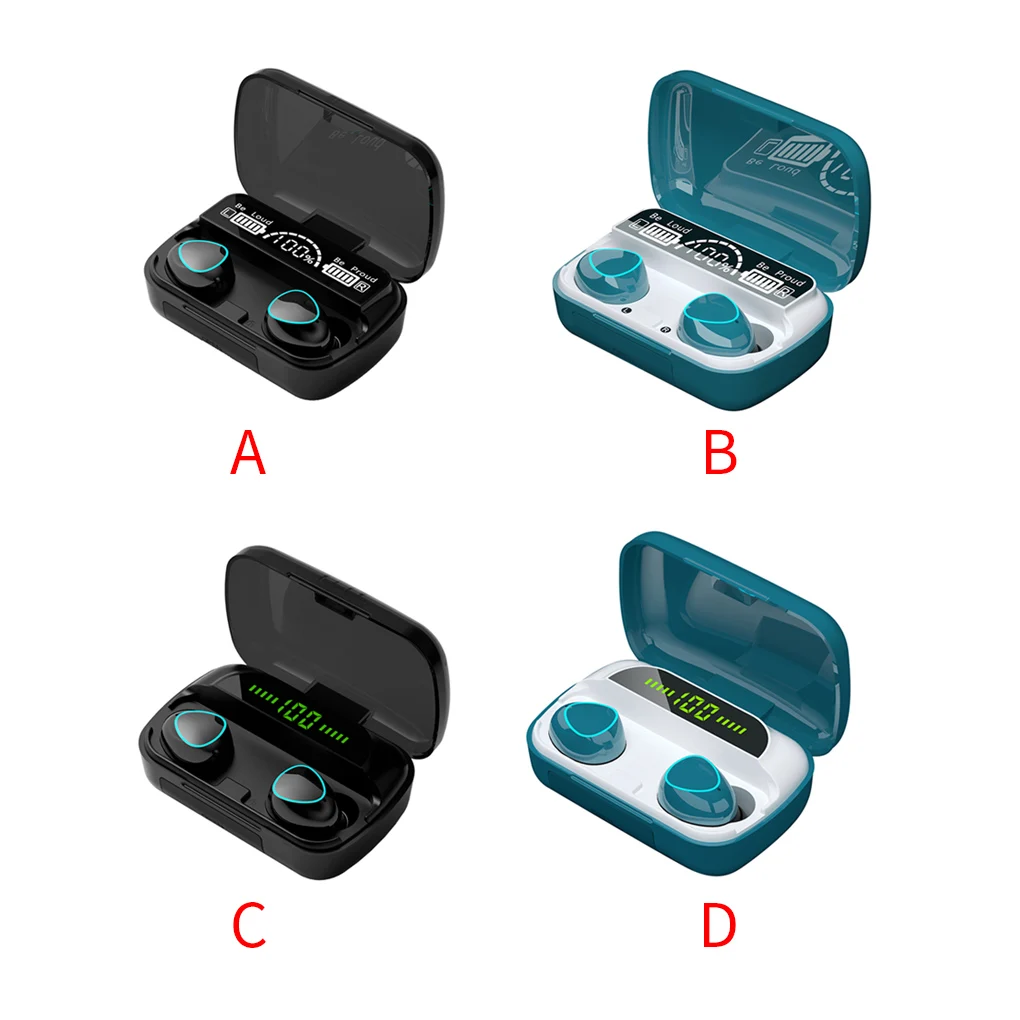 

Наушники-вкладыши с Bluetooth, спортивные наушники-вкладыши, маленький экран зеленого цвета