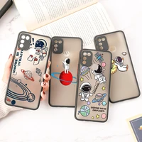 Cartoon Astronaut Case For Infinix Note Pro Case Infinix Note10 Pro Hot 11S Play Lite Smart Plus Hard Matte Covers