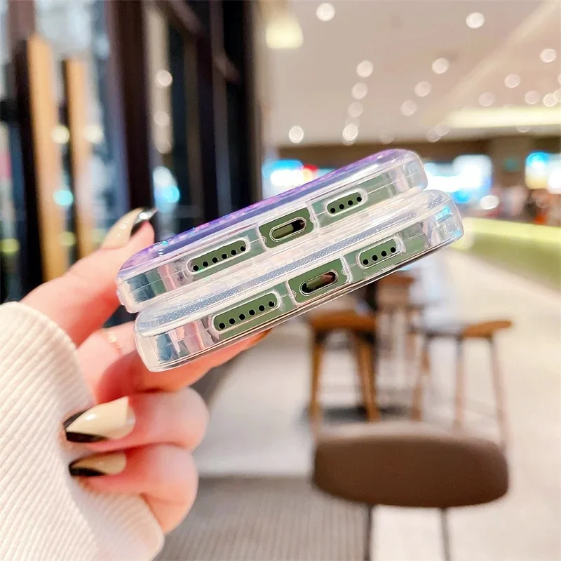 Чехол для телефона с блестками в виде сердца Xiaomi Poco X5 Pro жидким сыпучим песком Poko