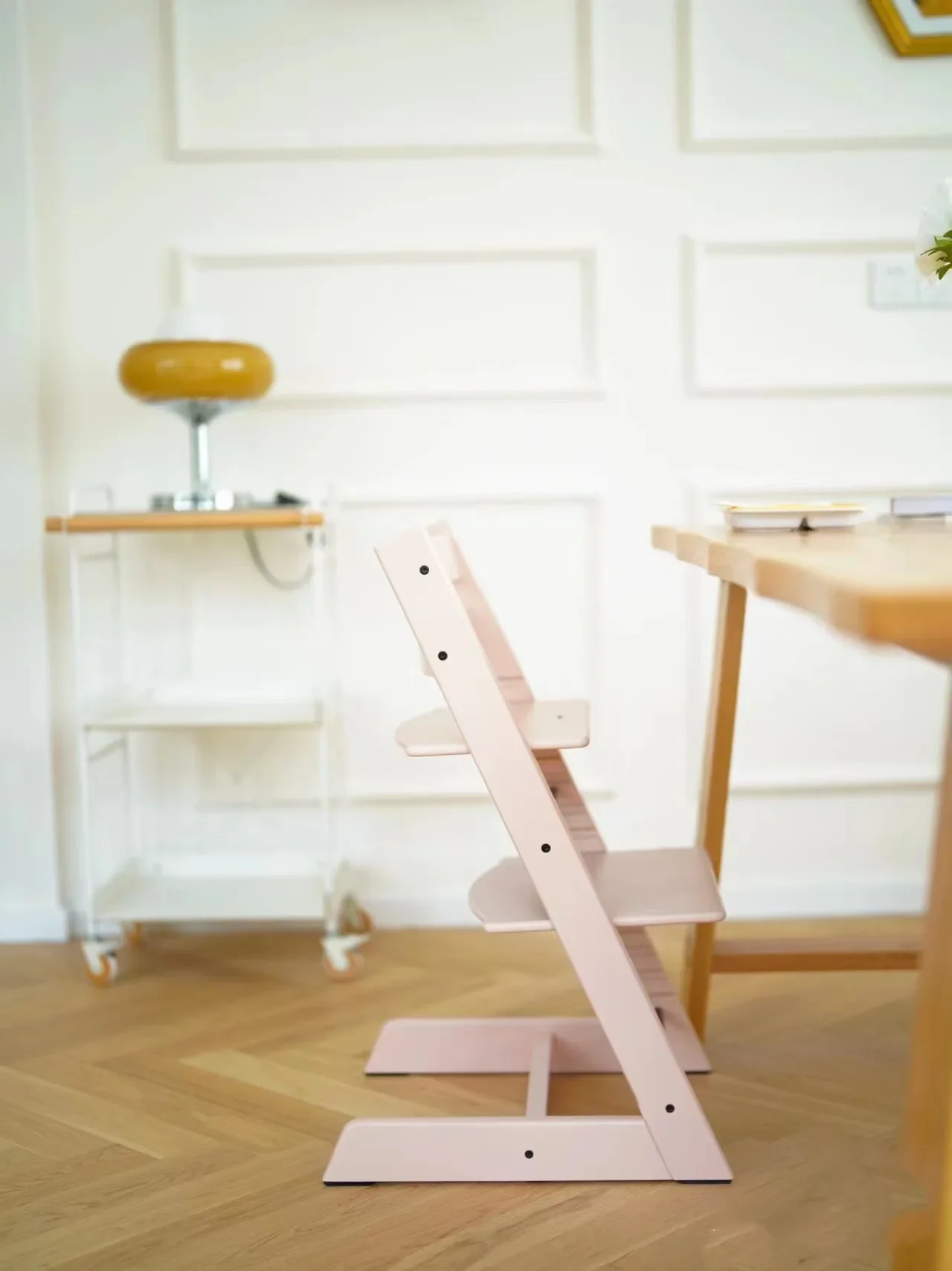 Стул Детский развивающий из дуба стул детский Регулируемый массива дерева для