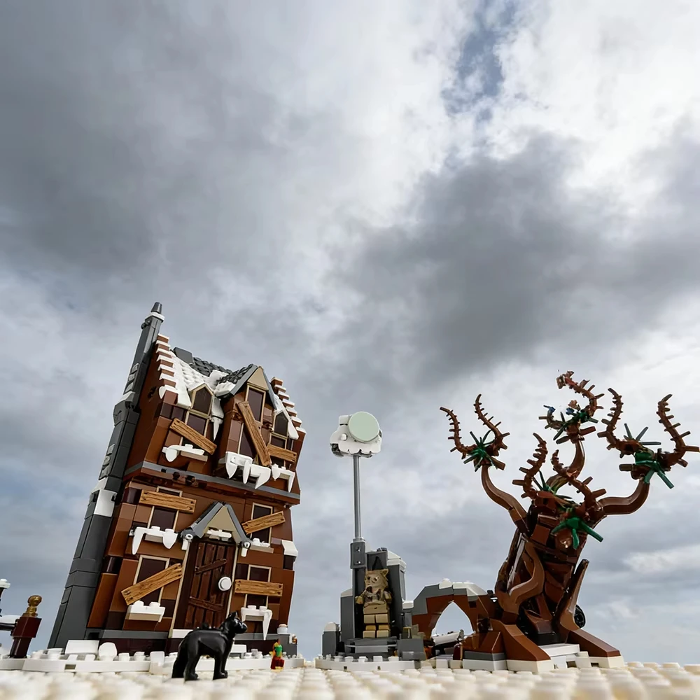 Фото Конструктор MOC: Модель «Кричащая хижина» из фильма «Волшебник страны Оз», игрушка для самостоятельной сборки, подарок на день рождения и Рождество №3
