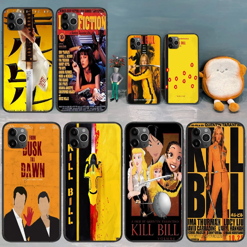 Чехол для телефона Quentin Tarantino для Xiaomi Mi Max Note 3 A2 A3 8 9 9T 10 Lite Pro Ultra черный рисунок обложка модный чехол искусства.