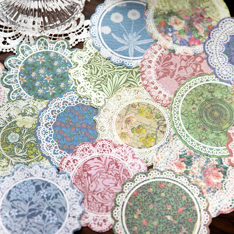 

30 листов, бумажные подкладки в стиле ретро, 15 х12 см