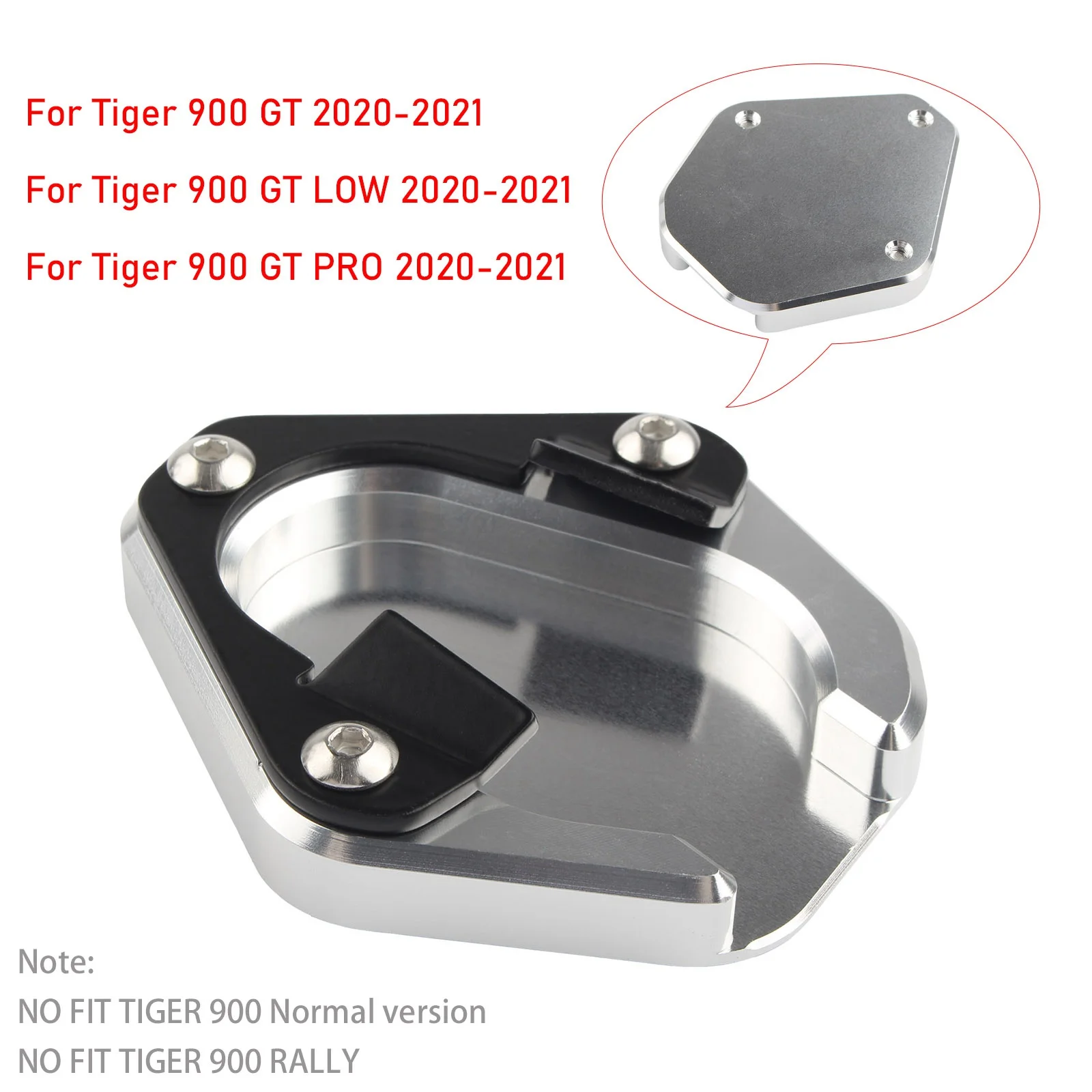 

Kickstand Enlarge Plate Pad fit for Tiger 900 GT/ GT PRO 2020-2021