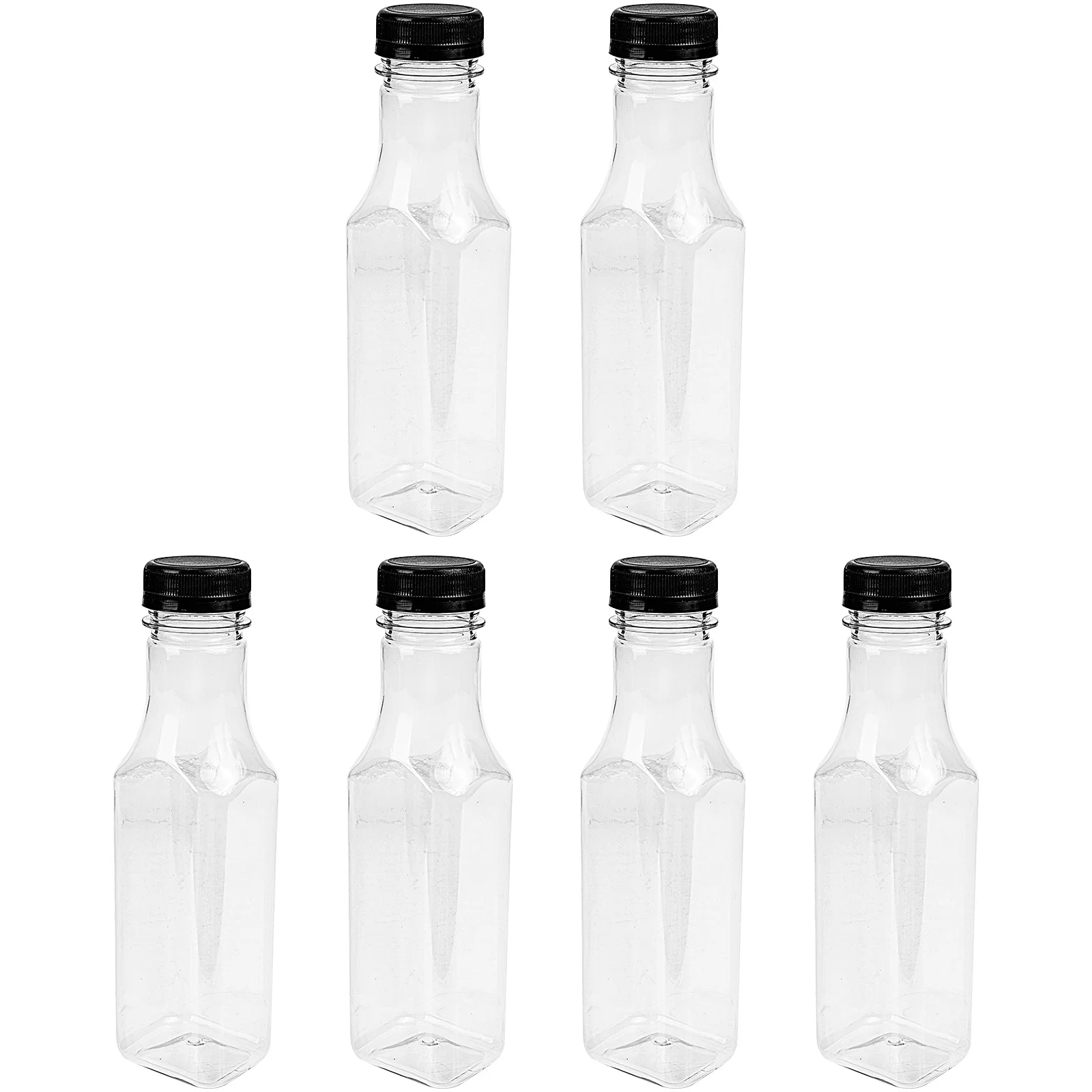 

Bottles Bottle Plastic Beverage Empty Drink Containers Clear Water Caps Lids Coffee Tea Smoothie Drinking Lid Reusable Little