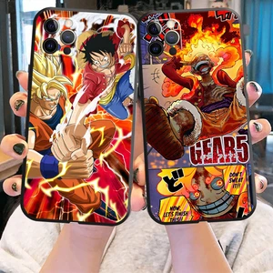 one piece japan anime funda phone case for iphone 11 13 12 pro max 12 13 mini x xr xs max se 2020 7 8 6s plus shockproof celular free global shipping