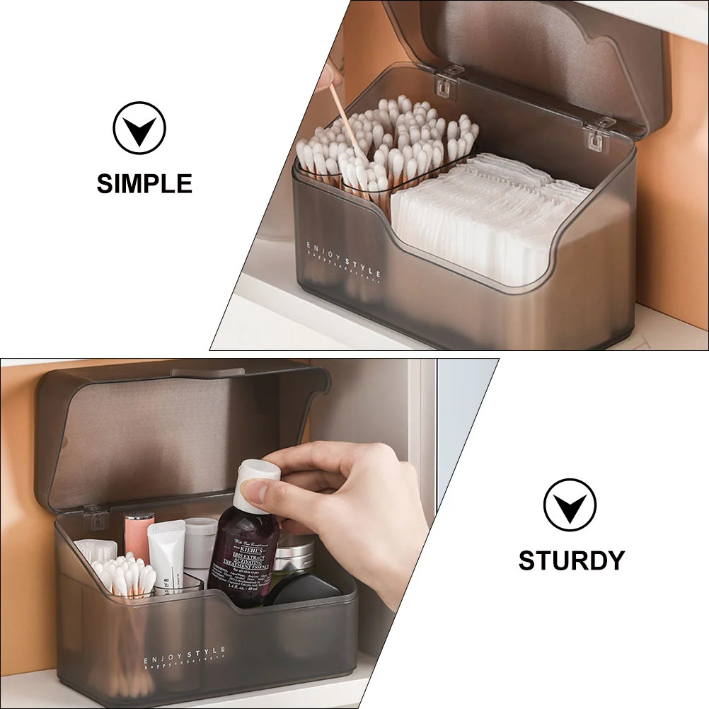 Ящик для хранения органайзер настольный чехол пластиковая полка полки косметики