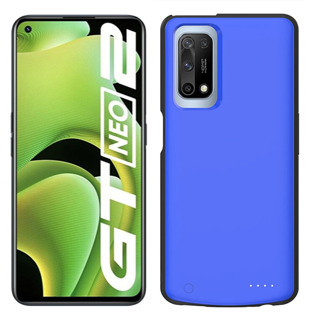 

6800Mah Power Case For OPPO Realme GT Neo 2 Battery Charger Case Cover GT Neo 2 Power Bank For OPPO Realme GT Neo 2 Battery Case