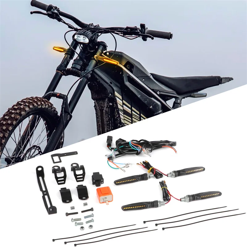 

Электрический велосипед, передний и задний уличный Legal Kit, светодиодный индикатор для Talaria Sting MX4, светодиодные лампы указателя поворота