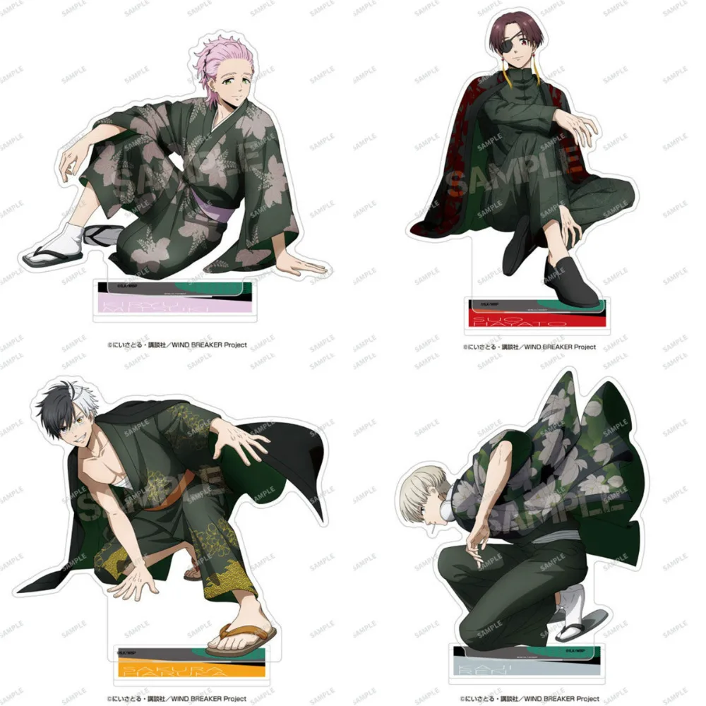 Фигурки аниме на подставке Umemiya Hajime Sakura Haruka Sugishita Kyotaro Nirei Akihiko