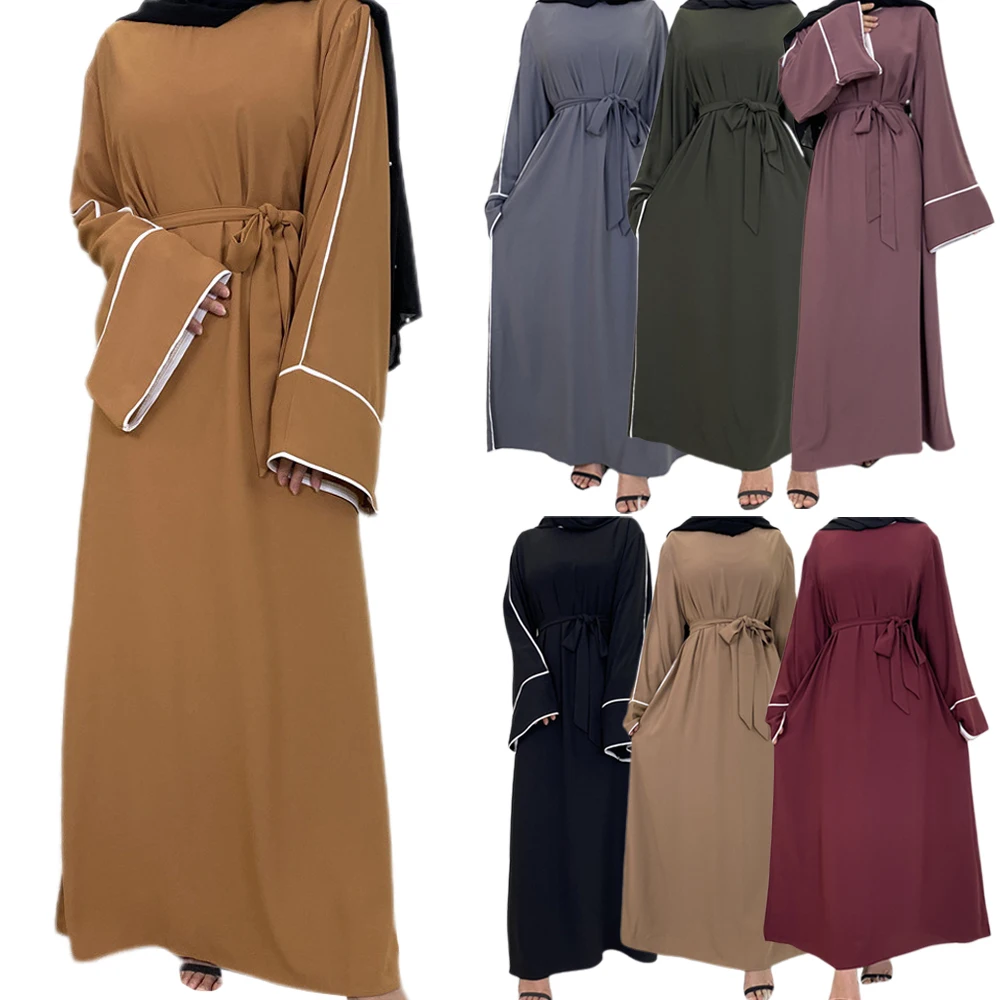 Коллекция 2022 года, искусственное платье, Повседневное платье для Рамадана, Турция, Малайзия, Ближний Восток, Eid Mubarak