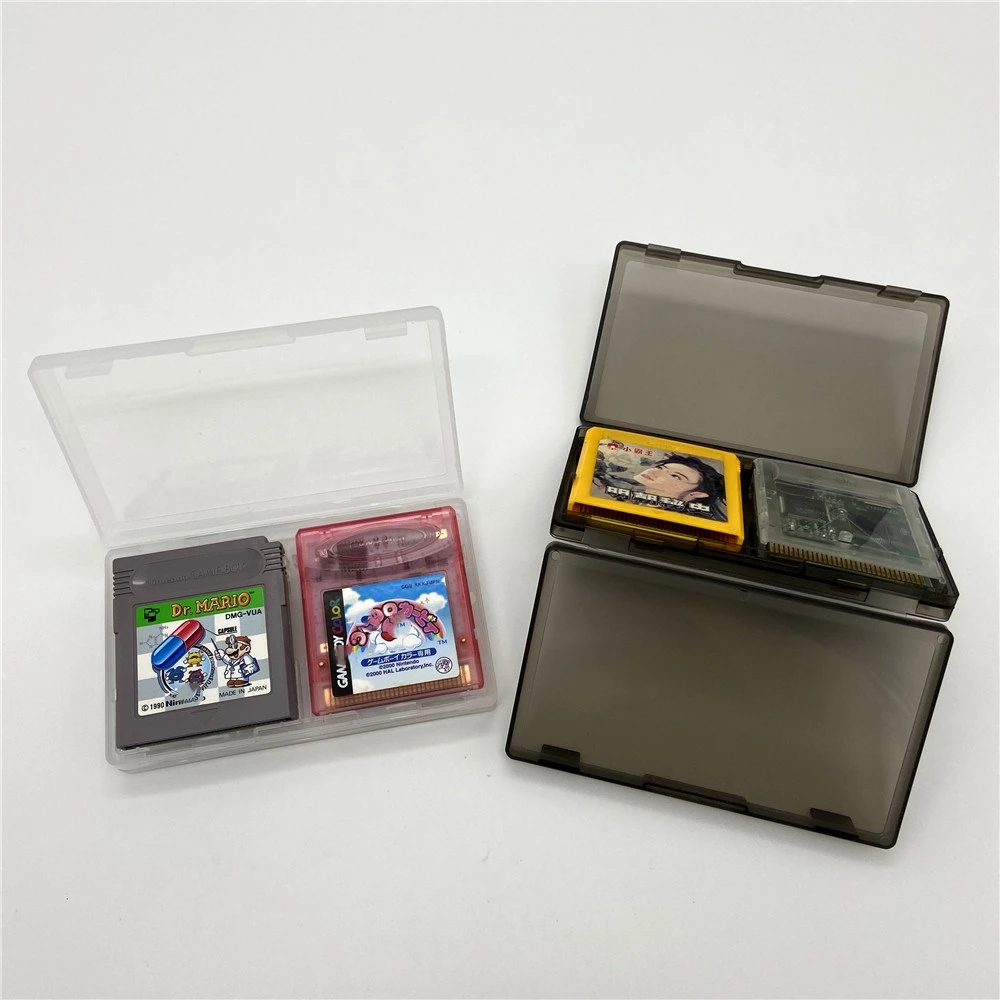 Game Card Storage Box For GB/GBC/Nintendo Game Boy Color Original Cassette Collection Boxes Collection Protection Display Case