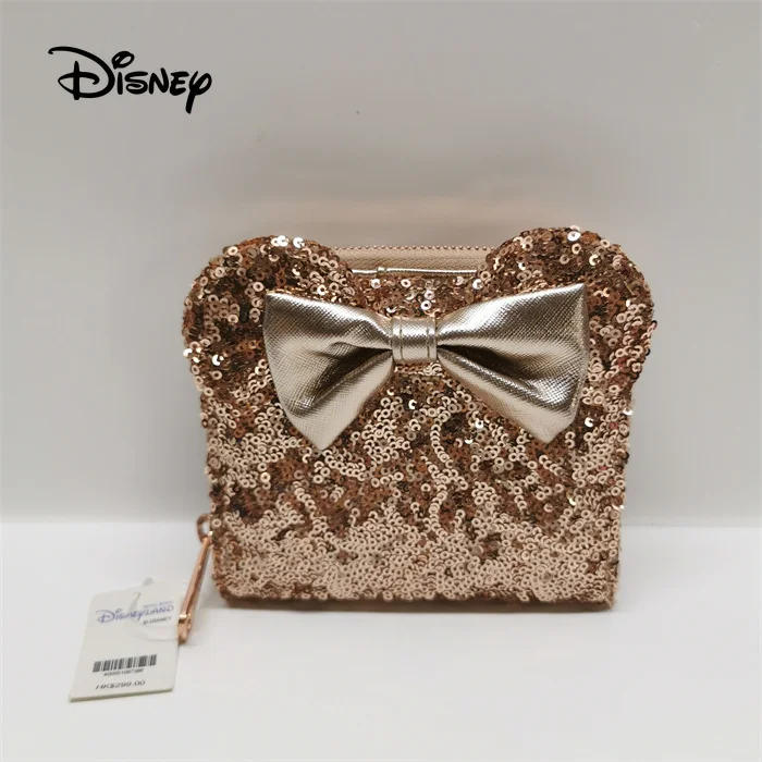 

2022 Disney Women's Trend Wallet Casual Short Coin Purses High Quality Purses Ladies Card Holder Girl Folding Wallets Clutch Bag