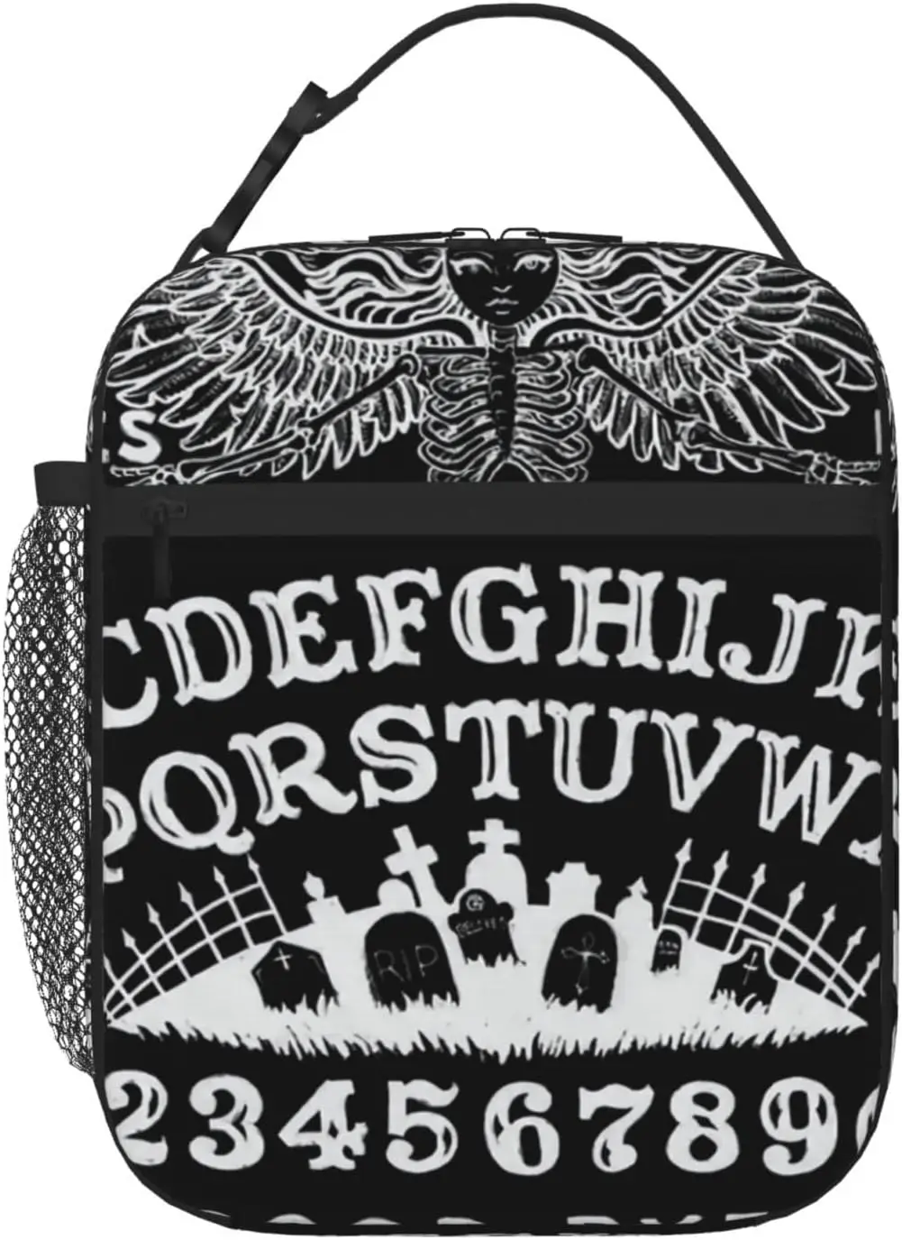 

Witch Board Lunch Box Insulated Lunch Bag Durable Halloween Lunch Bag Reusable Adults Tote Bag Lunch Box for Adult Men Women