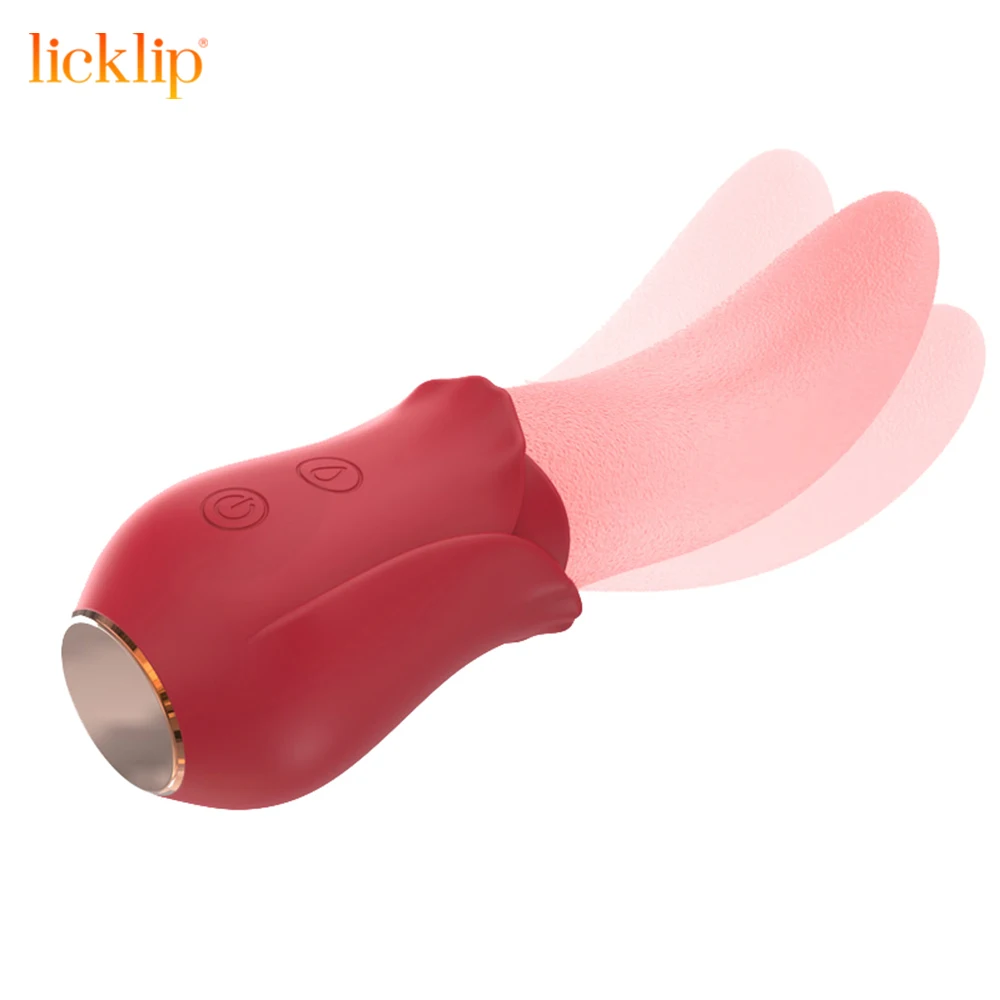 

Licklip Licking Sex Toys for Women Realistic Tongue Vibrators Soft Lick Powerful Vibration Adult Masturbators for Women