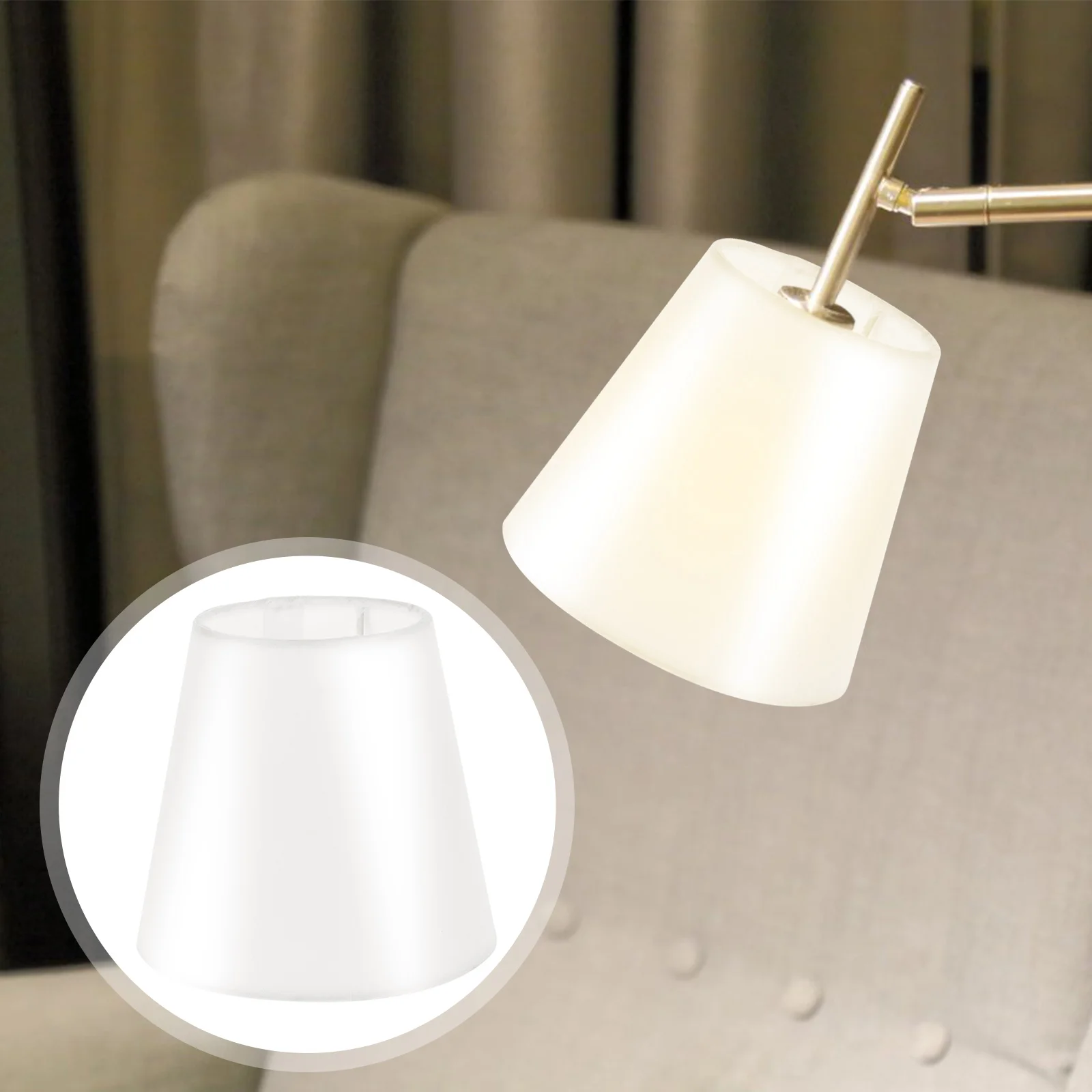 

Lamp Shade Lampshade Shades Cover Light Tablecloth Wall Chandelierfloorlamps Decorative Bedside Medium White Replacement Home