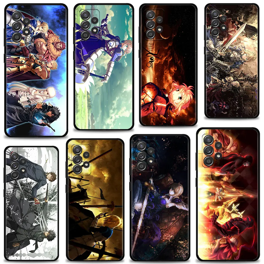 

Celular Case Fate Zero Stay Night For Samsung A32 4G A51 A41 A02s A12 A71 A31 A72 A52 A21s A23 A52s 5G A13 A03s Smartphone