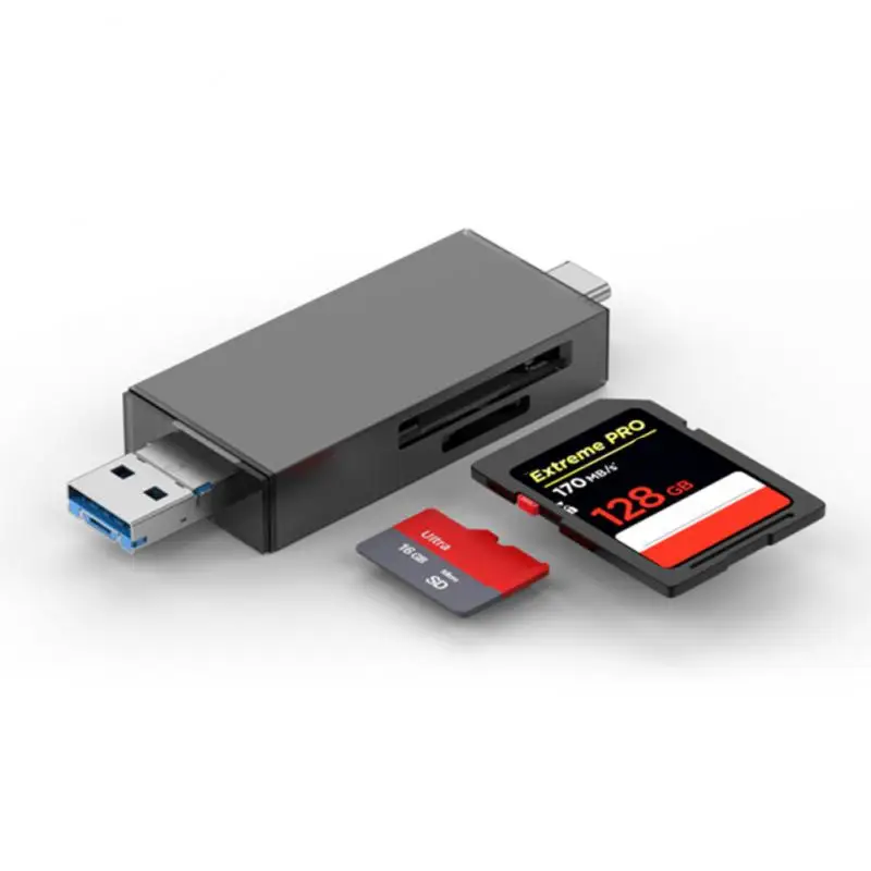 

SD Card Reader USB C Card Reader 7 In 1 USB 2.0 TF/ SD Smart Memory Card Reader Type C OTG Flash Drive Cardreader Adapter For PC