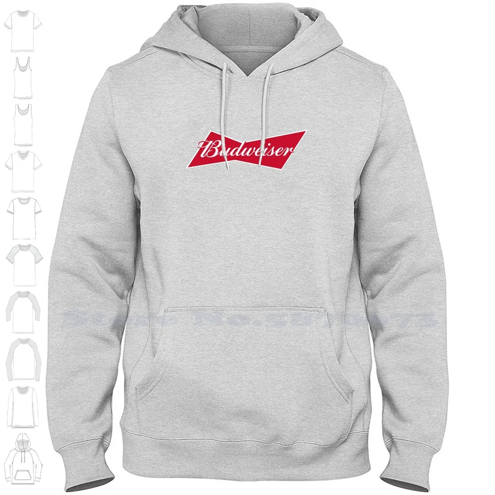 

Budweiser Logo Unisex Clothing 2023 Sweatshirt Printed Brand Logo Graphic Hoodie