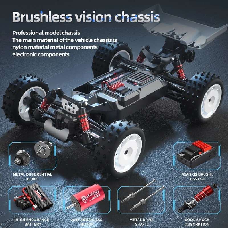 SUBIDA 1/16 91001 4WD матовый бесщеточный Радиоуправляемый высокоскоростной